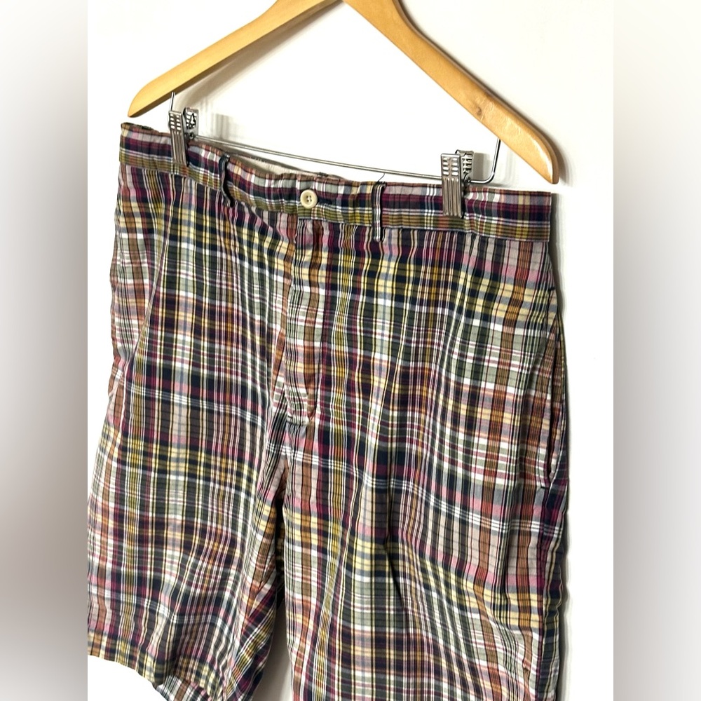 Vintage Polo Ralph Lauren Shorts Adult Multicolor Plaid  Preppy Mens 36‎